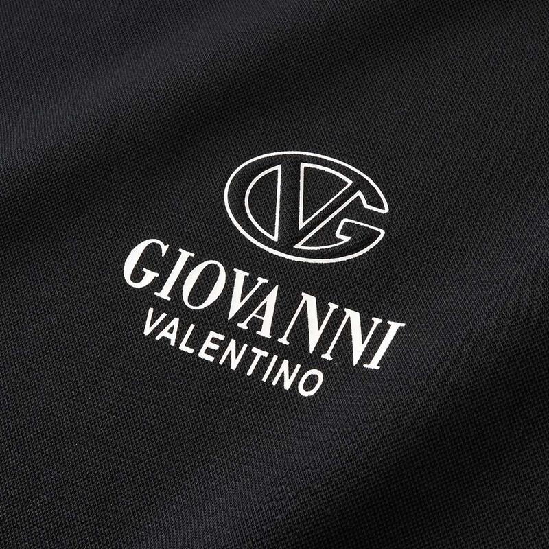 GIOVANNI VALENTINO Men's Long Sleeve Semi-High Collar Casual Sweatshirt
