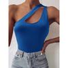 Sleeveless Diagonal Shoulder Vest Top Sleeveless Oblique Shoulder Small Tank Top Top T-shirt