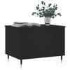 VidaXL Table basse Noir 60x44,5x45 cm Bois d'ingénierie 830941
