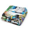 T-Thomas The Train Friends  Blanket Quality Warm Soft Throw Blanket Winter Travel Office Living Room Graphic Bedspread