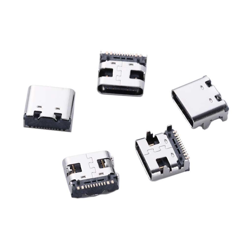 

Разъем для зарядки Micro Usb Jack Type-C 16pin Разъем SMT Разъем Female Разъем для зарядки
