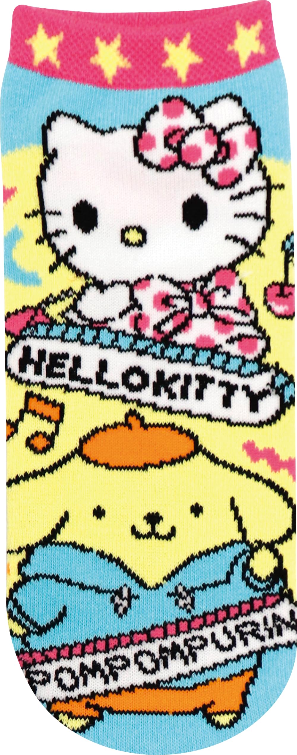 

Planning Character Jacquard Sanrio Hello Kitty Pompompurin for Adult Women JGS0831 J s Socks, & Vivid, (Sizes 22-24cm)
