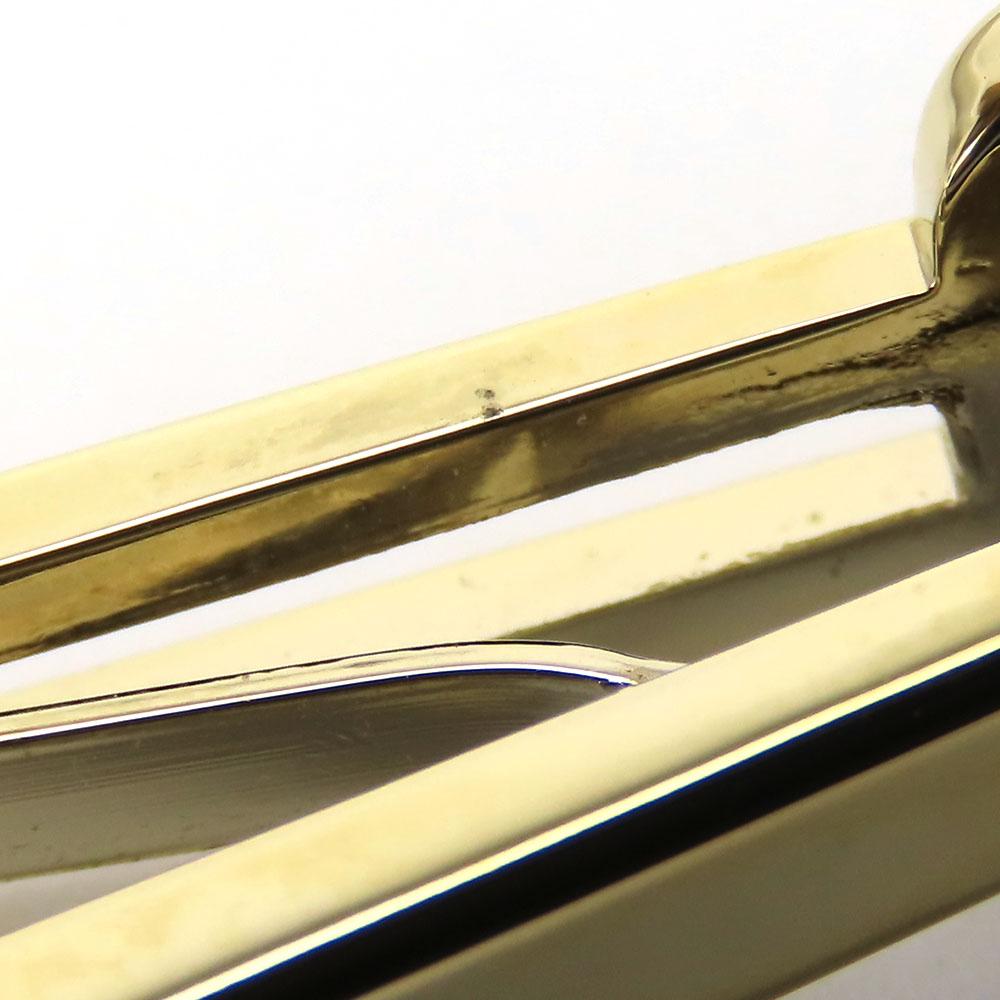 Used DAKS Tie pin metal 7.4g gold plating