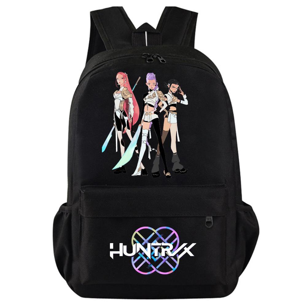 K-Pop Demon Hunters Printed Backpack for Teenager Student Girl Boy Bookbag Schoolbag Women Large Capacity Waterproof Travel Bag Kid Gift Rucksak