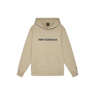 New Balance Logo Print Hoodie Asia Sizing 'Beige' Unisex AMT21361-MS