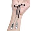 Y2K Fairy Bow Necklace: Alloy Ballet Accessory, Niche Forest Series for Autumn/Winter 2024