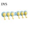 Adhesive Wall Hooks Punch-Free Hook Rack, Self Multi-Hook Organizer, Waterproof Heavy Duty 180 Degree Rotating Storage Hanger for Bathroom And