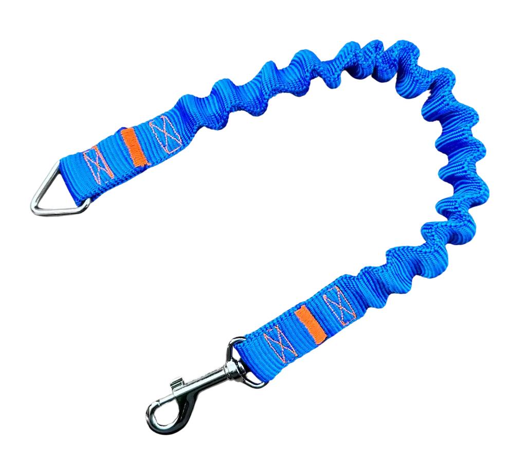 Shock Absorber for Dog Leash BLUE traditional sports leash