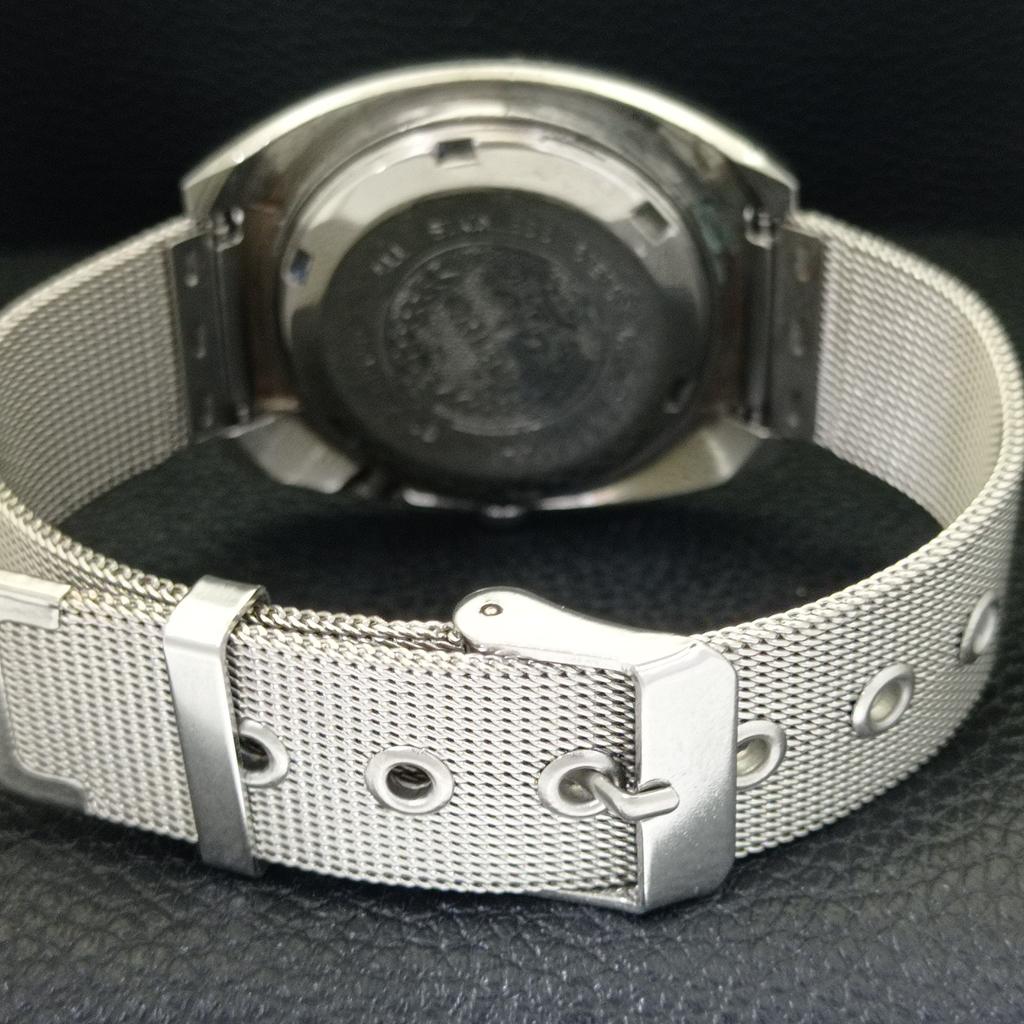 VINTAGE ORIENT AUTOMATIC 46941 JAPAN MENS BLUE COLOR DIAL WATCH a700687-5 R204-a700687