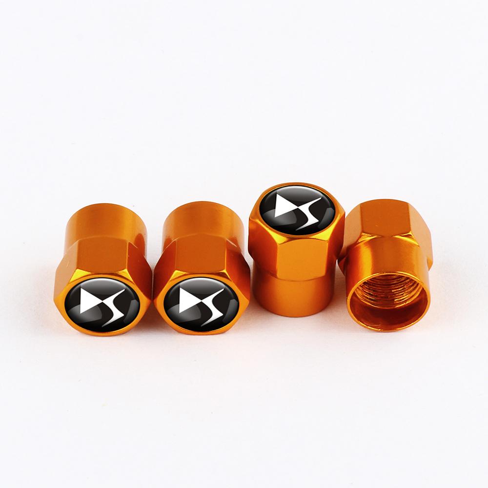 Car Wheel Tire Valve Caps Tyre Stem Caps Bolt-In For DS SPIRIT DS3 DS4 DS4S DS5 5LS DS6 DS7 DS9 Deesse Elysee Xsara DS2 RUBIS