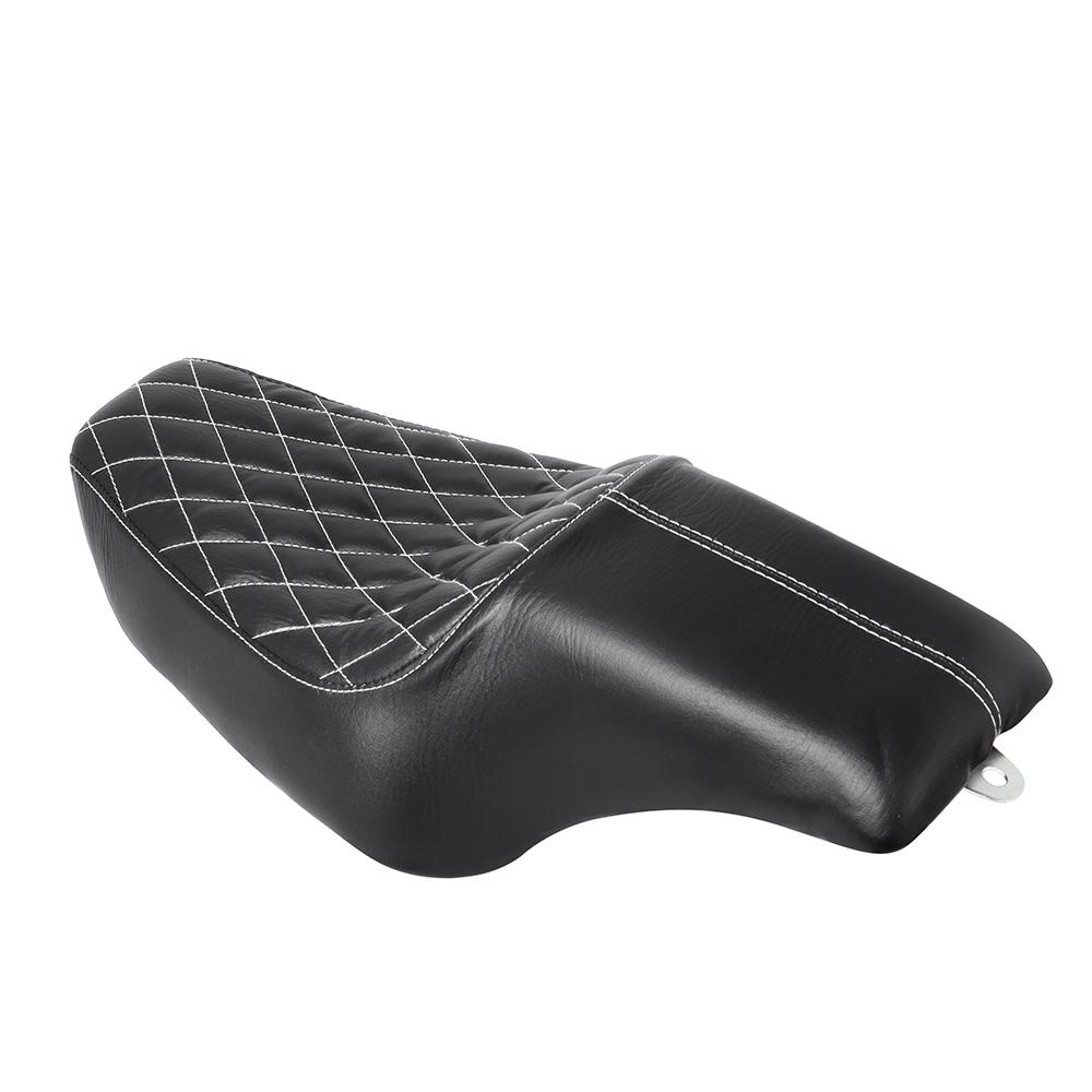 Motorcycle Leather Two Up Driver Front Rear Passenger Seat For Harley Sportster XL Iron 883 1200 48 Forty-eight 2004-2016