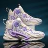Sommerfarbe Herren Basketballschuhe Dämpfung Rutschfest Sportschuhe Fitness Trainingsschuhe Herren Basketballstiefel Basketball-Sneaker