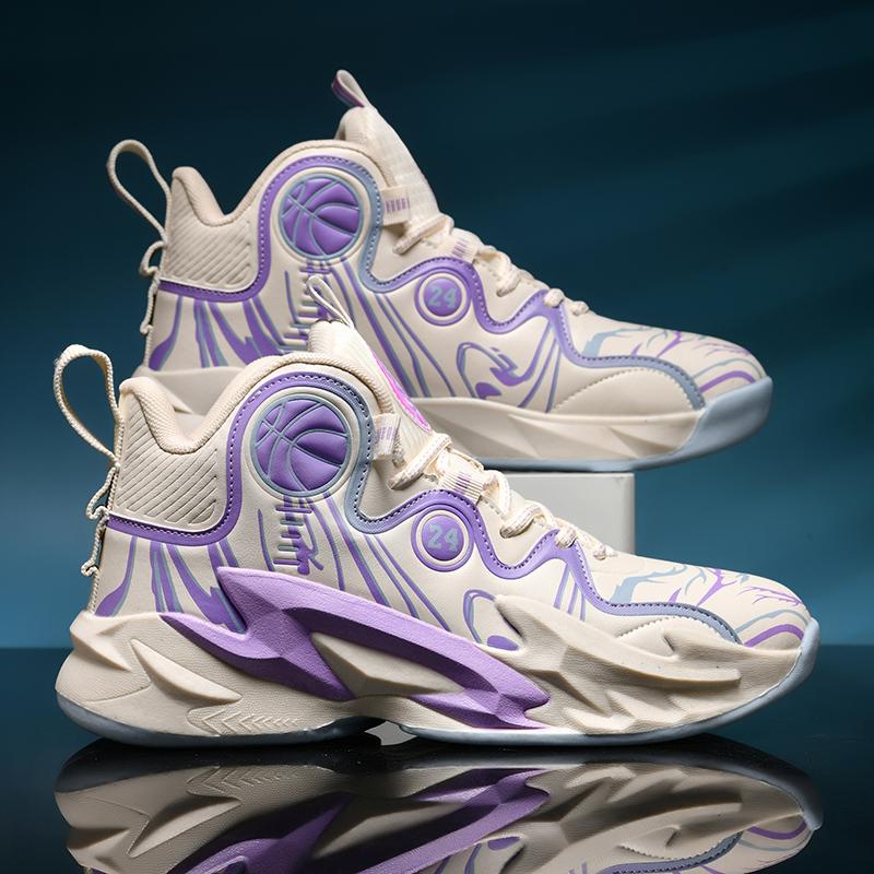 Summer Color Men's Basketball Shoes Cushion Anti Slip Sports Shoes Fitness Training Shoes Male Basketball Boots Basket Sneakers