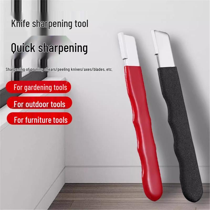 Household Knife & Scissors Sharpener with Whetstone