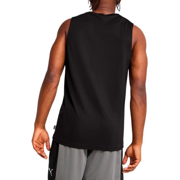 PUMA Tank Tops Men's Black Crew Neck Moderate Other 630497-01