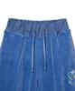 DEINET Rose Typo Capri Jogger Pants In Blue