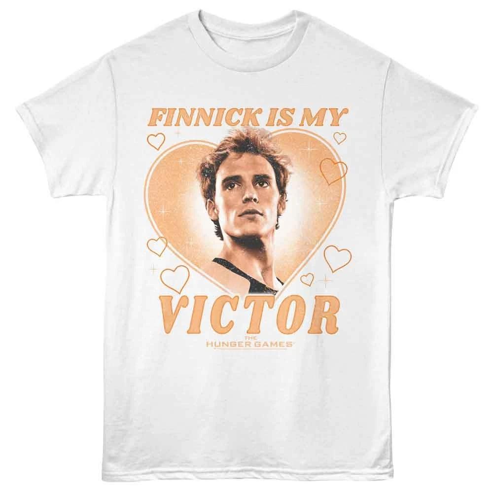 Hunger Games - Finnick Is My Victor - Unisex Short Sleeve Children s T-shirt - White 160