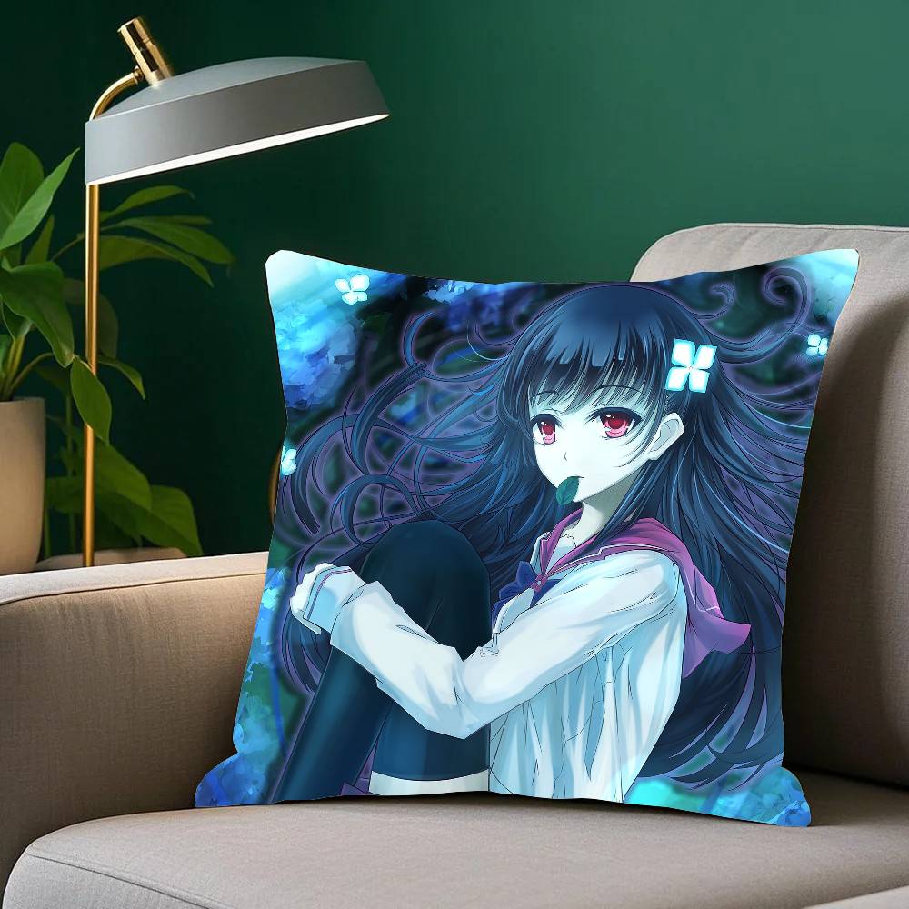 Anime S-Sankarea Pillow Case Home Decor Throw For Sofa Bed Car Room Decor Gift Idea