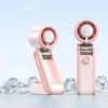 Portable Mini Pocket Fan Foldable Design USB Rechargeable Fan Mini Folding Cooling Fan  Outdoor Use