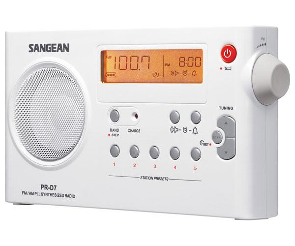 Sangean Pr-D7 Tragbares Radio - Weiß - Digitaler Am/Fm Tuner - 10 Programmierbare Sender - Automatische Stationssuche - Bild 4