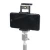 Multiple Functional Phone Tablet Clamp With Duals Screw Mounts Suitable for Tripods Selfie Stick And Monopods