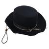 Eye Catching Western Hat Cosplay Costume Hat Stage Show Props Hat Halloween Costume Woven Belt Hat Carnivals Party Props