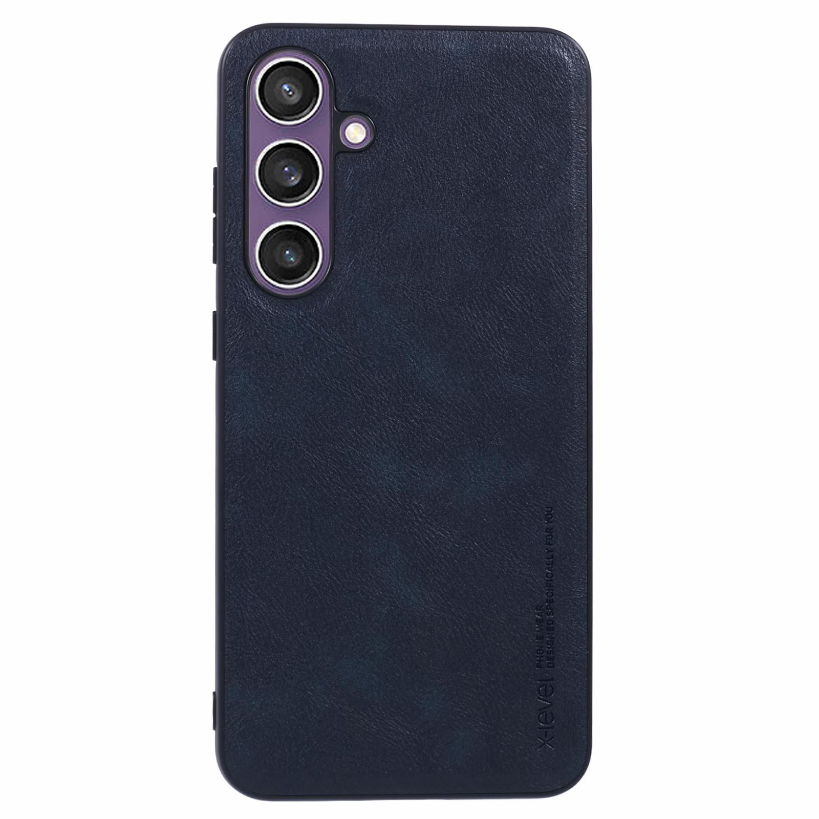 

Bojue-3 Series For Samsung Galaxy A25 5G (Global) (161.0 X 76.5 X 8.3mm) Case PU Leather Phone Back Cover Blue