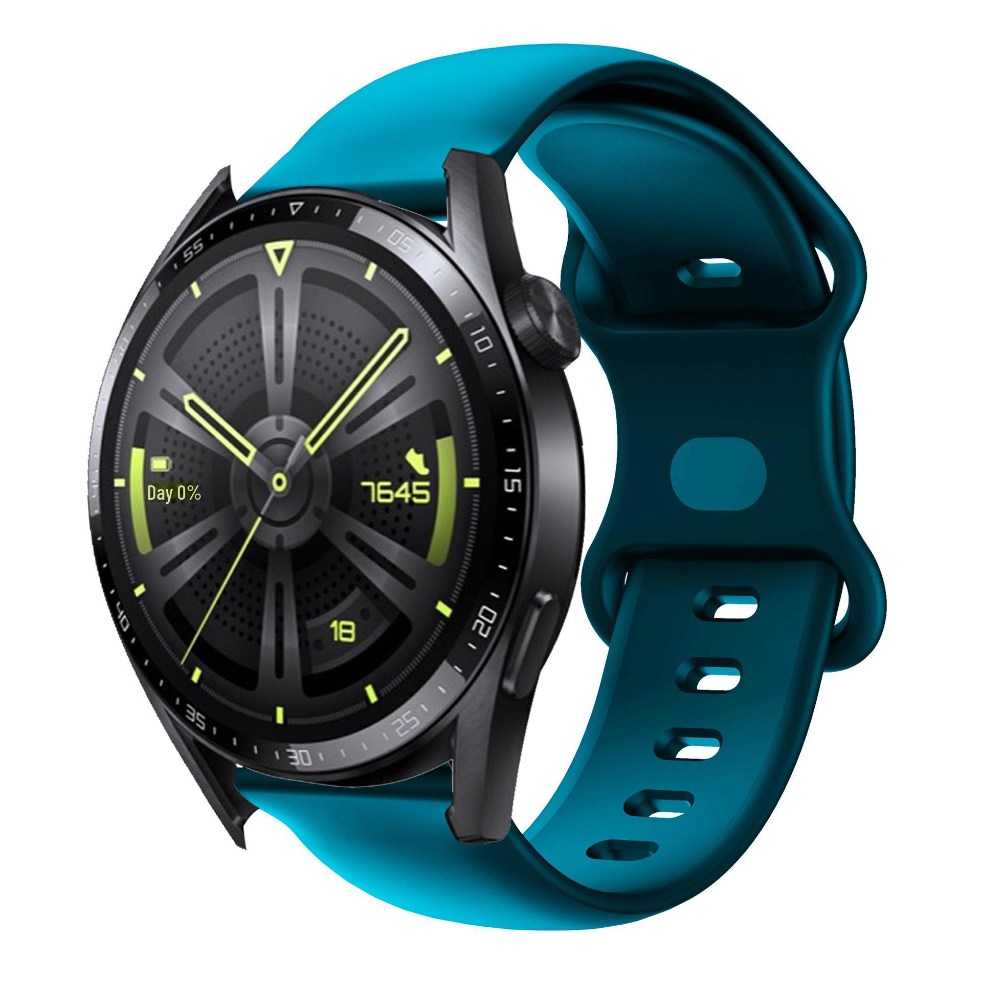 

Силиконовый ремешок для Huawei GT2/GT3 Pro и Magic 20/22 мм с застежкой-бабочкой 22mm color buckle