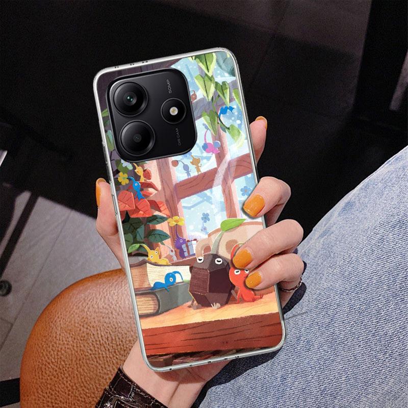 Game P-PikminS 4 Phone Case For Xiaomi Redmi Note 15 14 13 12S 12 11 Pro Plus 14S 11S 11E 10 10S 11T 5G Personalized Cover Redmi