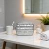 Fashionable Cubeshaped Makeup Organizer With Multiple Compartments For Travel And Cosmetic Use