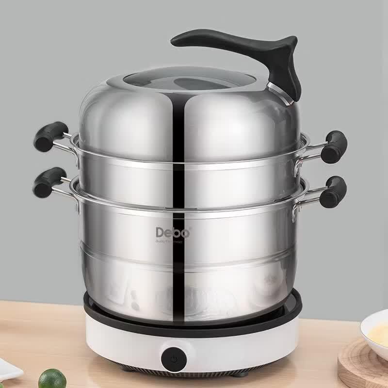 DeBao Double Layer Stainless Steel Steamer
