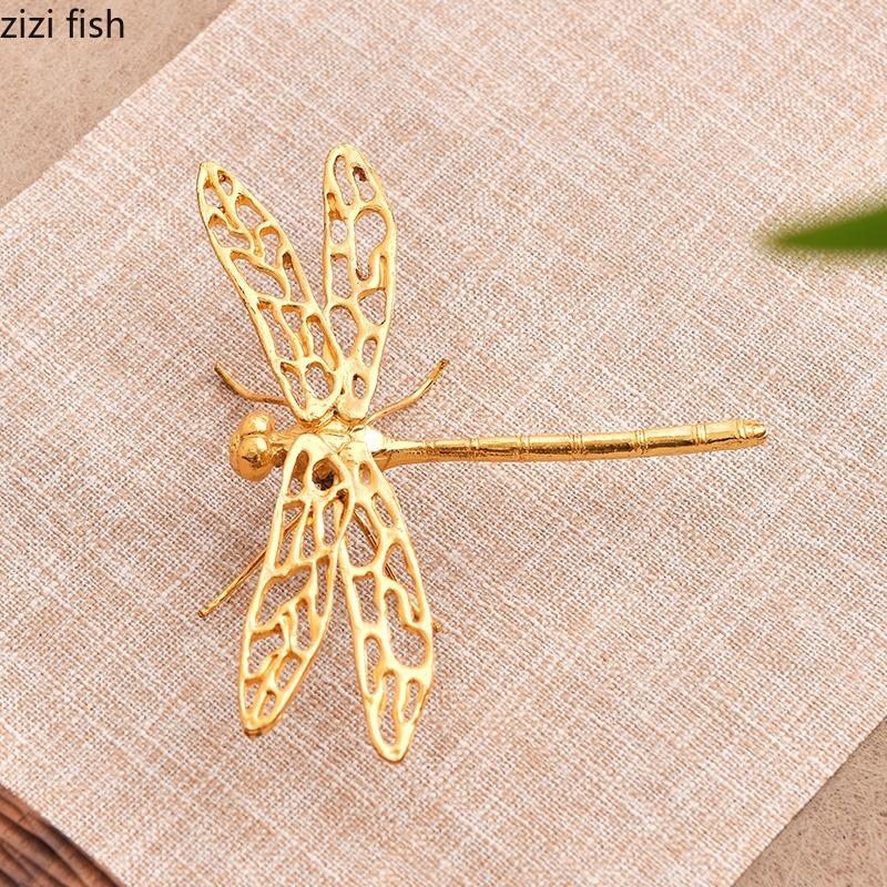 Gold Metal Insect Ornaments Butterfly Insect Statue Sculpture Animal Decoration Crafts Figurines Miniatures Home Accessories
