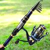 Echo FI046 Carbon Glass Carp Fishing Rod Set-Multi-Section Medium Action Hard Power EVA Composite Handle Lake River Stream