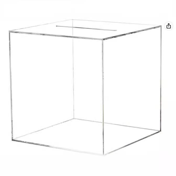Unzerbrechbare runde Acryl-Sparschwein