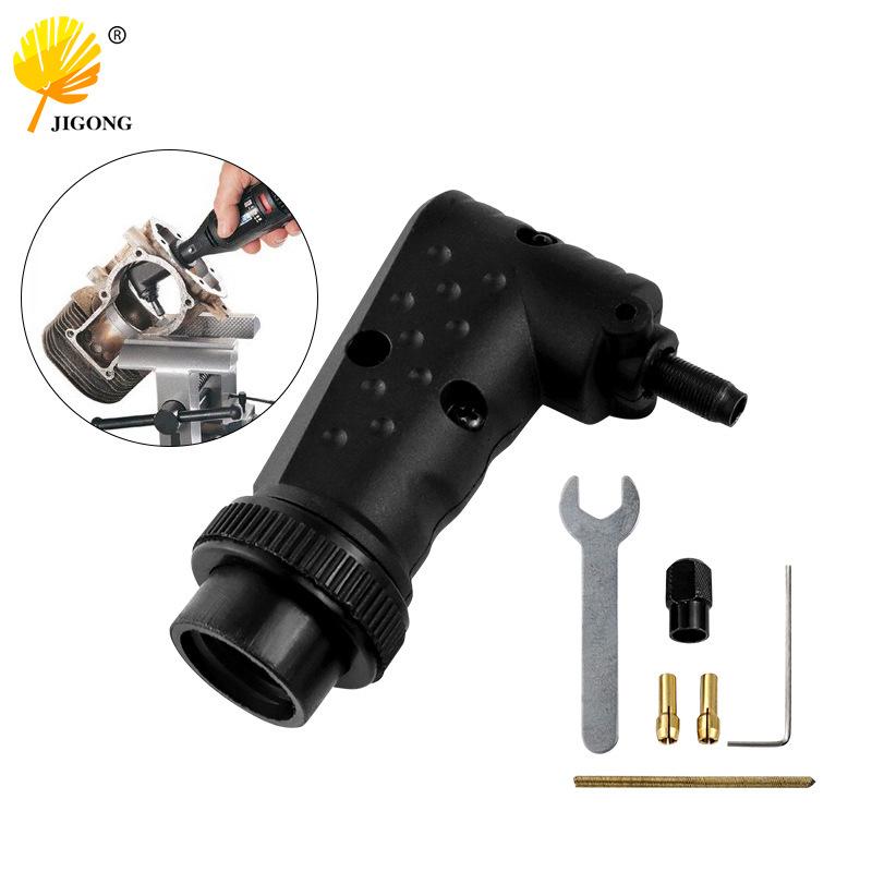 90° Right Angle Converter for Electric Drill - Small Angle Grinder & Power Tool Accessory