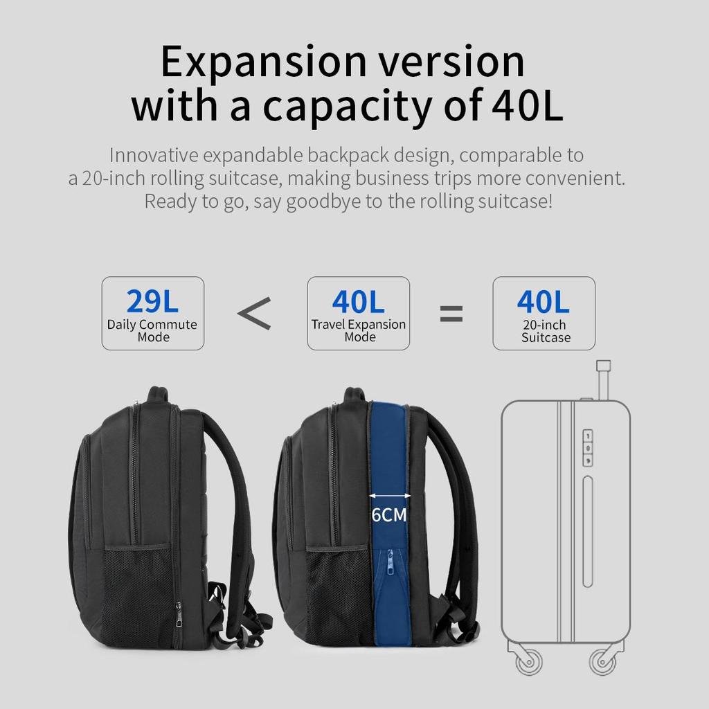 Tigernu Anti Theft Men Backpack 15.6 17 17.3inch Laptop Backpacks Fashion Male School Backpack Travel Backpack For Men