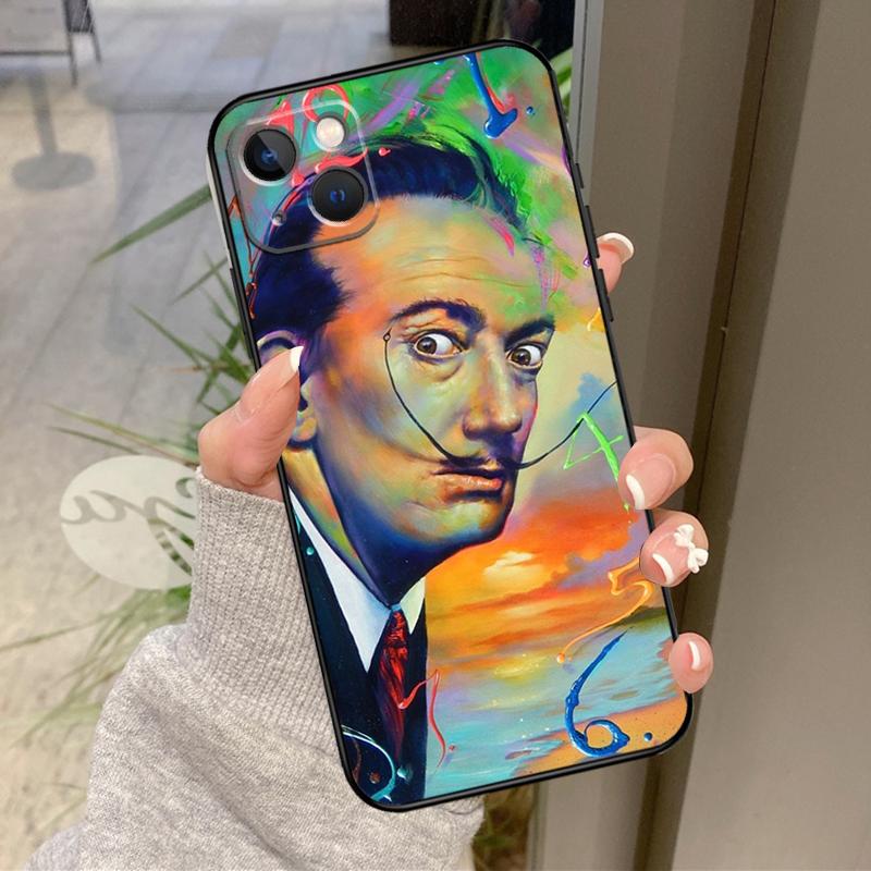 Salvador Dali Art Case For iPhone 17 Air 16 15 14 13 11 12 Pro Max Plus 12 13 Mini 16e 17 Pro Max Back Cover