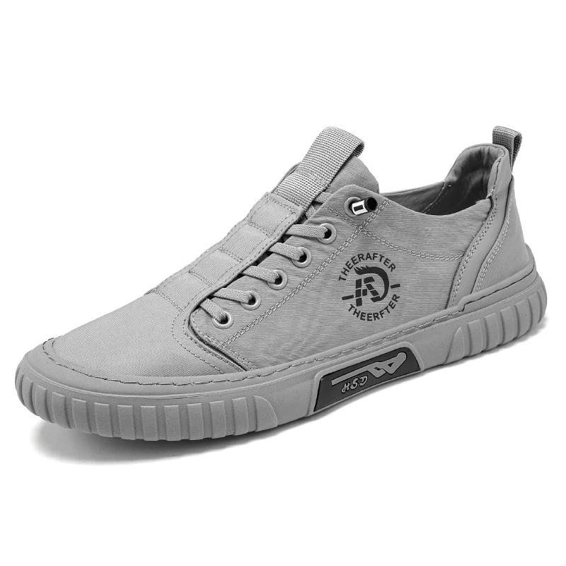 Men Casual Shoes Spring Summer New Fashion Flat Skateboard Canvas Shoes Youth New Design Loafers Sneaker Large