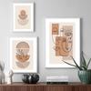 Boho Abstract Line Face Moon Rainbow Leaves Wall Art Canvas Painting Nordic Posters And Print Wall Picture For Living Room Decor