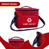 Empty First Aid Bag Travel Medicine Spacious Lightweight with Shoulder Strap Pouch for Car Gym