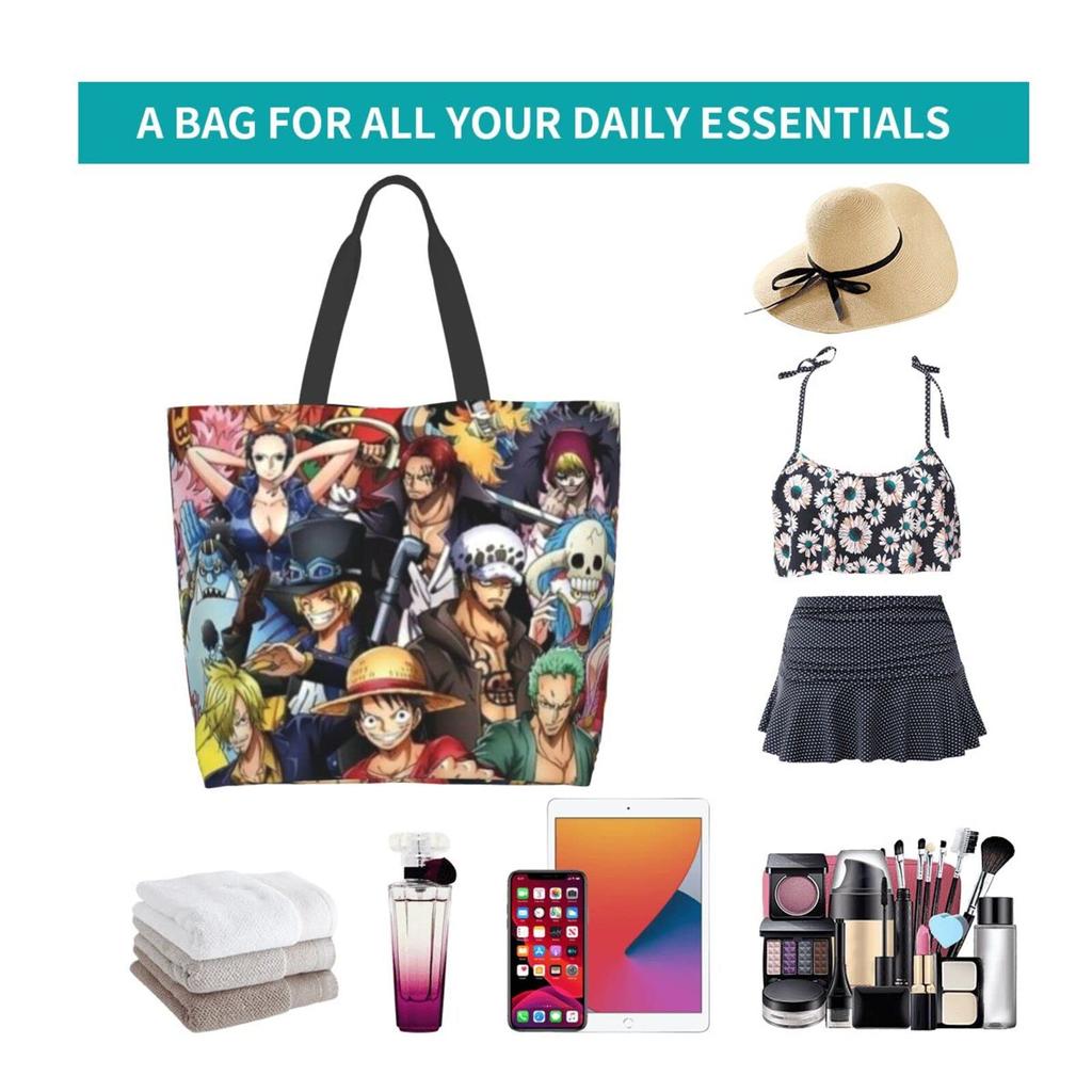 Eco Tote Shoulder Large Capacity Shopping Convenience Store Foldable Storage 50cm Wide X 40cm High X 15cm Thick [MINIER] Women's One-Piece Bag, Bag,