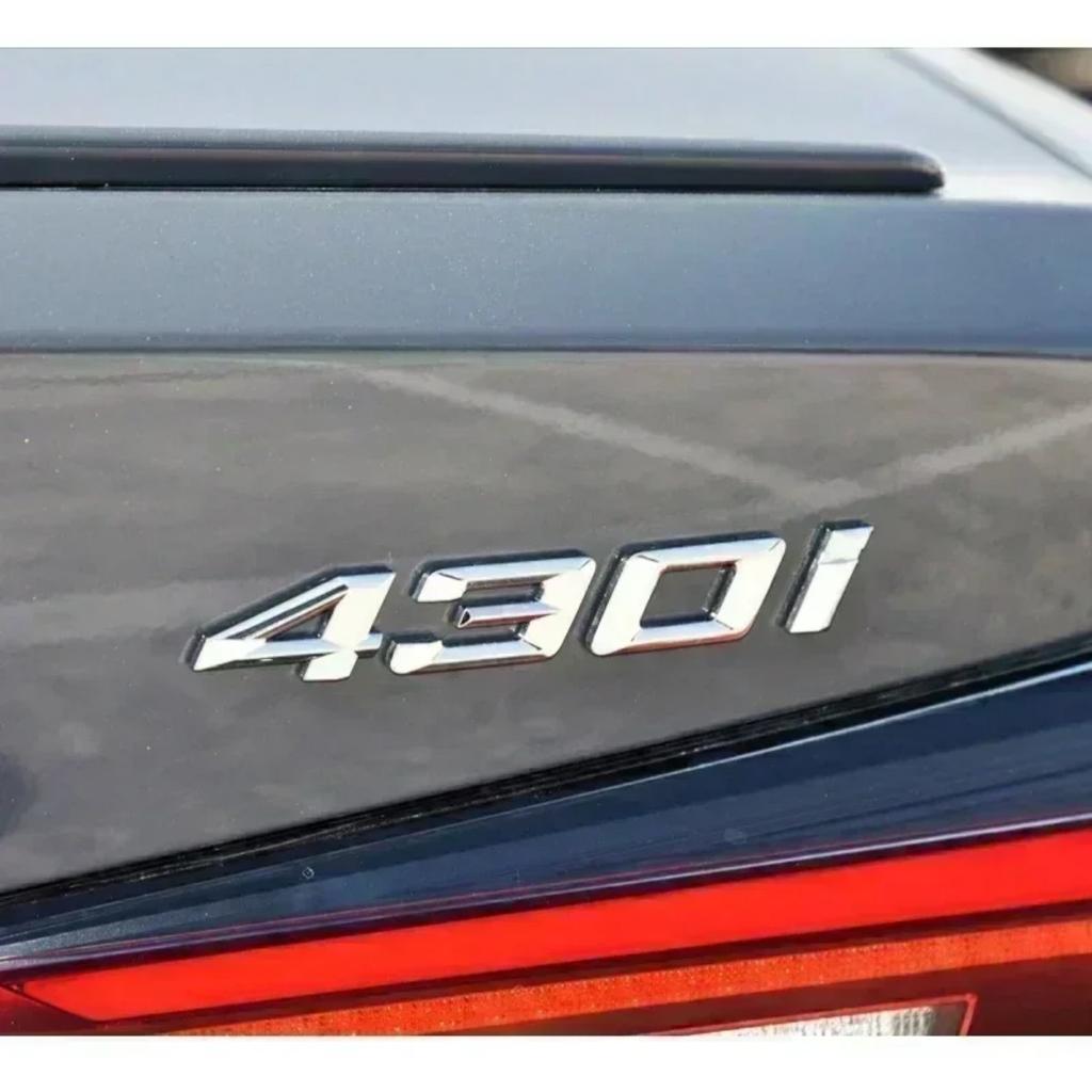 1 Stück 3D ABS M 425 435 630 650 Buchstaben Abzeichen Aufkleber Auto Heckklappe Emblem Aufkleber Zubehör