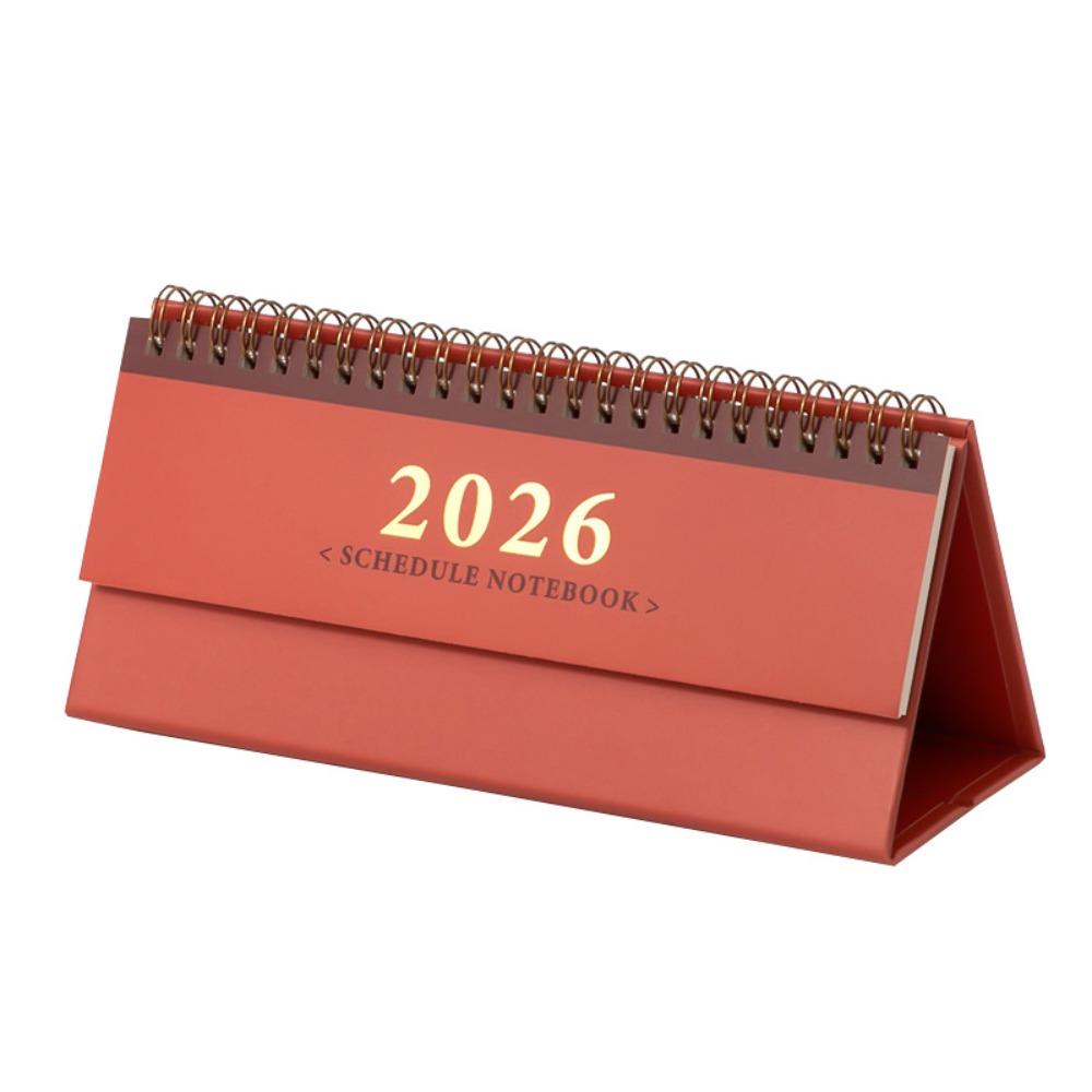Kawaii 2026 Horizontal 2026 Simple Wall Calendar Small Desk Calendar Planner Desktop Decoration Office Stationery