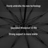Dual-Use Extra Large Folding Umbrella - 12 Ribs for Sun and Rain Protection