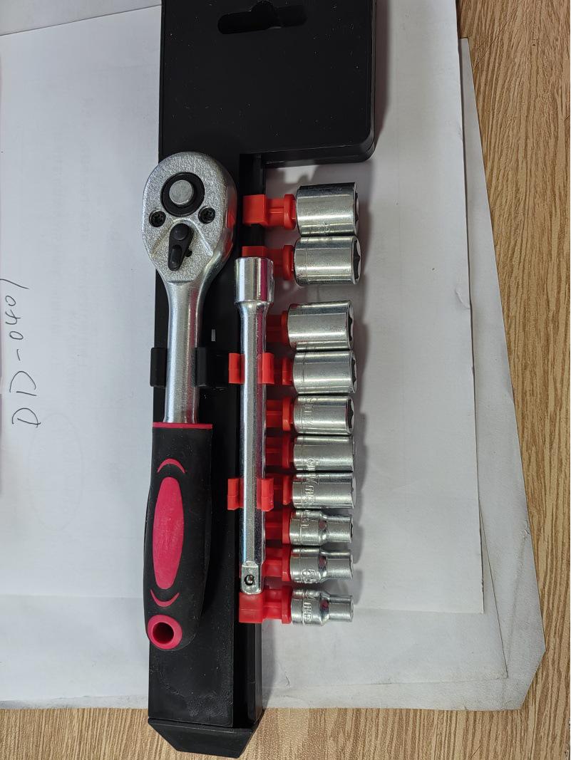 

Набір із 12 головок: Комбінація маленьких і великих головок для ремонту авто, механізмів та побутової техніки - 6,35 мм та 12,5 мм Трещотка