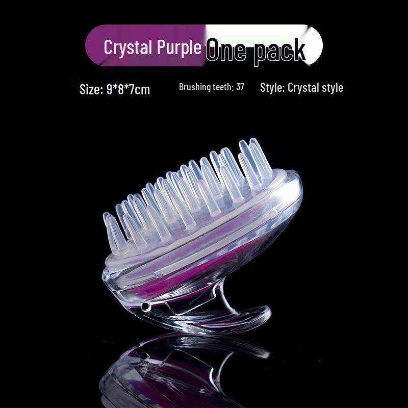 

Silicone Scalp Massager: Shampoo Brush & Head Scratcher.