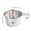 600ml/20.29oz Stainless Steel Sierra Cup Silver Deep Sierra Cup Durable Sierra Cup  Outdoor Camping
