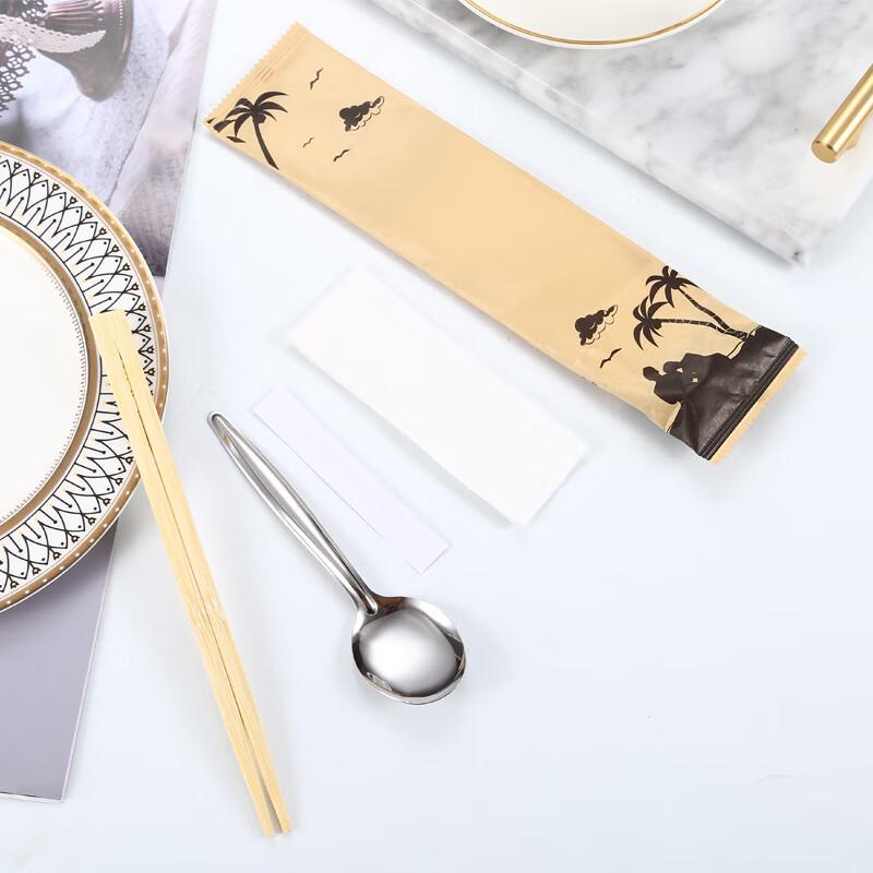 Minna Disposable Chinese 4-Piece Cutlery Set