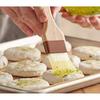 Soro Essentials 2” Flat Pastry Brush with Nylon Bristles, Wooden Handle - Compatible with BBQ, Butter, Oil, Marinade