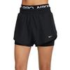 Dri-Fit Bequem Stilvoll Vielseitig Zwei-In-Eins Sportshorts Damen Shorts Schwarz HJ1205010